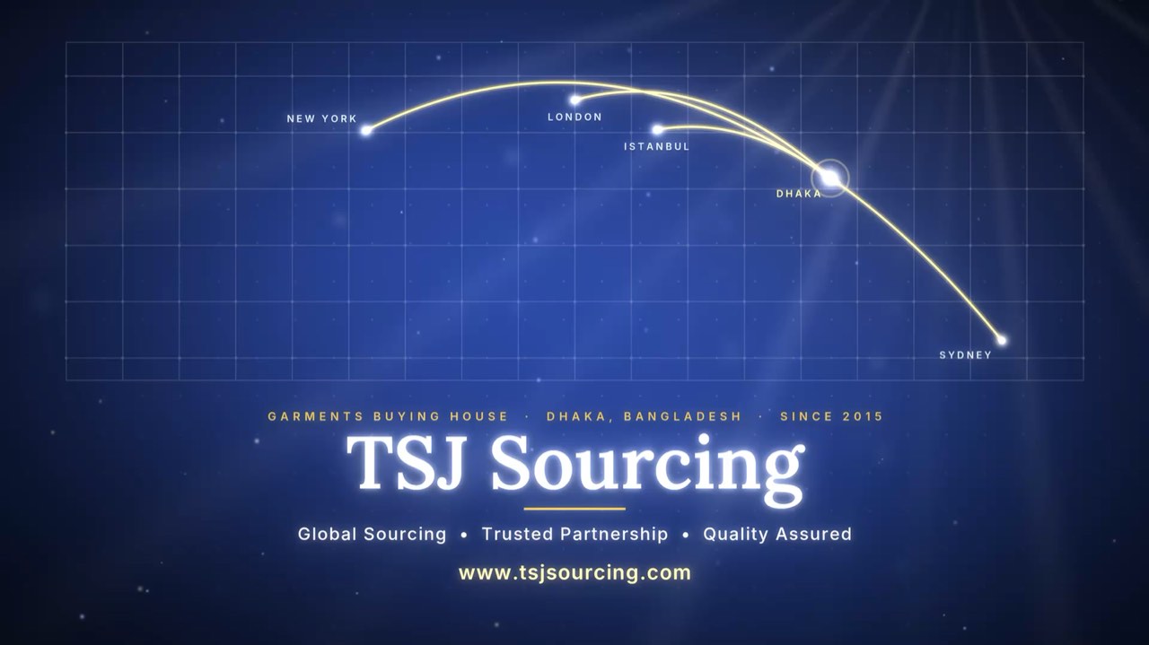 TSJ Sourcing company film: garments buying house in Dhaka, Bangladesh, since 2015